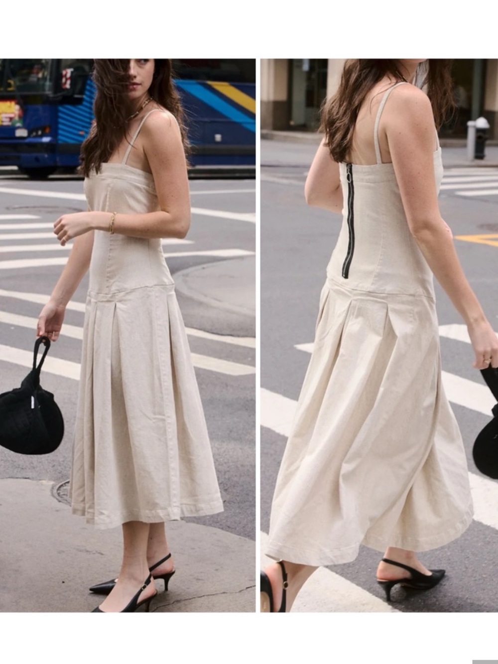 Seventy + Mochi Maddie Dress Ecru Denim